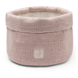 Jollein Panier de soins Sprinkle Knit Silk Rose 14 x 18 cm