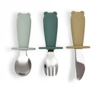 Jollein Couverts - Silicone - Jade
