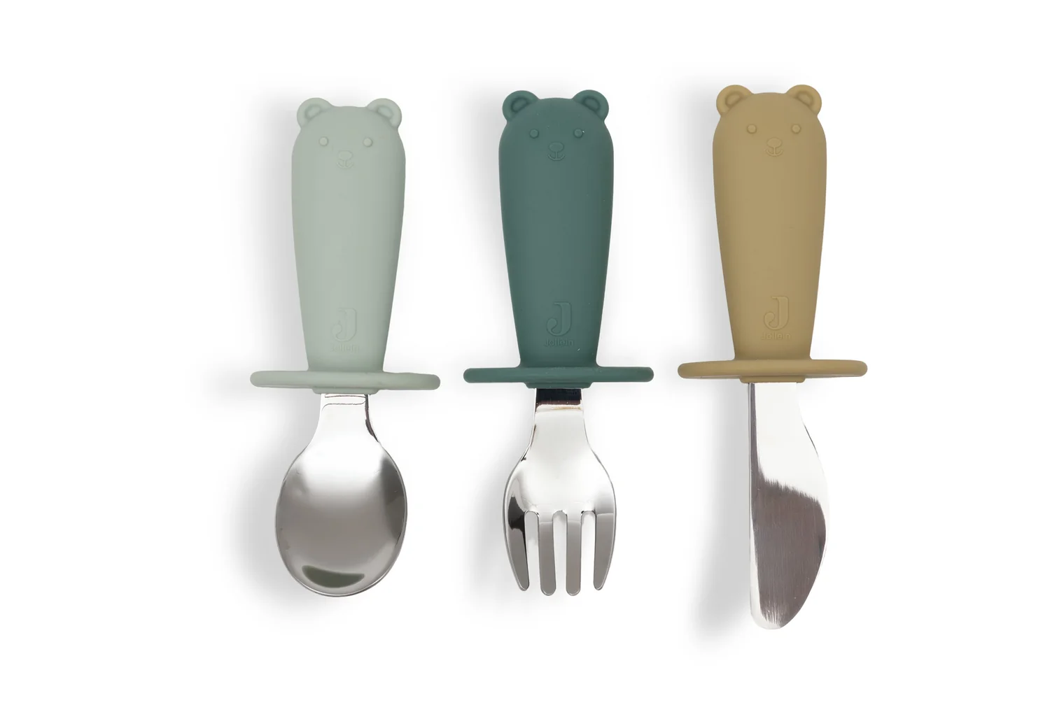 Jollein Couverts - Silicone - Jade
