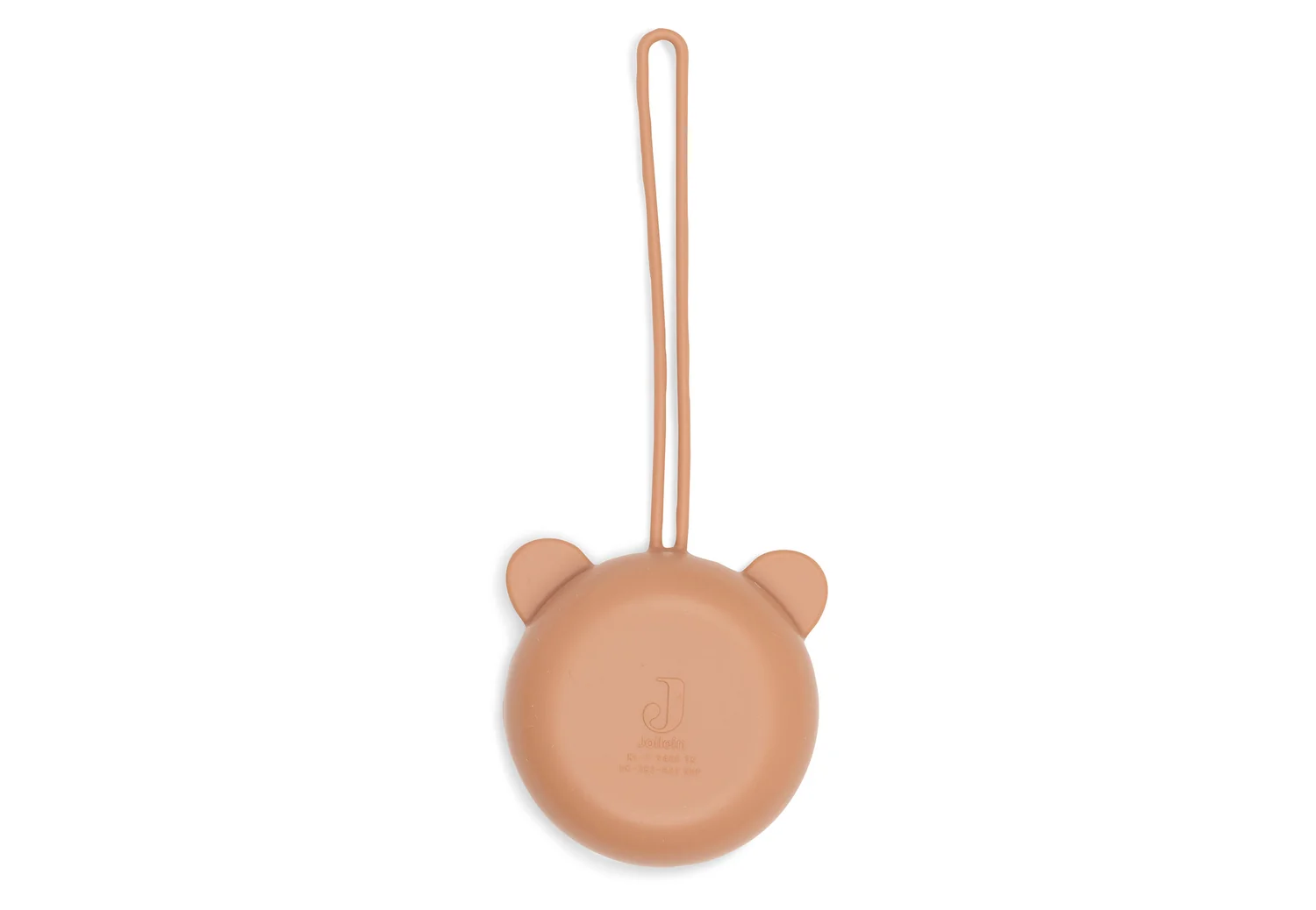 Jollein Étui à sucette en silicone Ø7 cm - Terracotta – Image 2