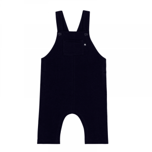 Petit Bateau Salopette longue bleue marine - Taille 24 mois
