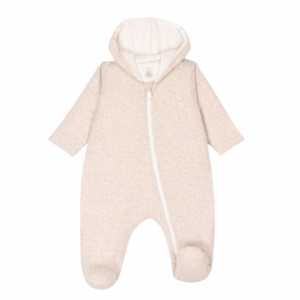 Petit Bateau Combinaison longue - Montelimar chiné - Taille 12 mois
