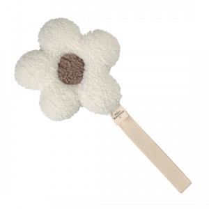 Atelier Wagram Attache fleur sherpa - Ecru/beige