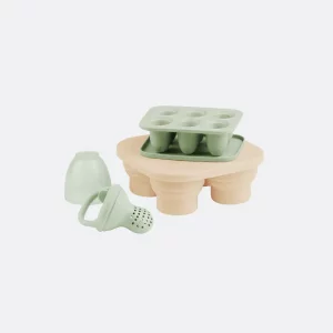 Babymoov Set de contenants en silicone et grignoteuse