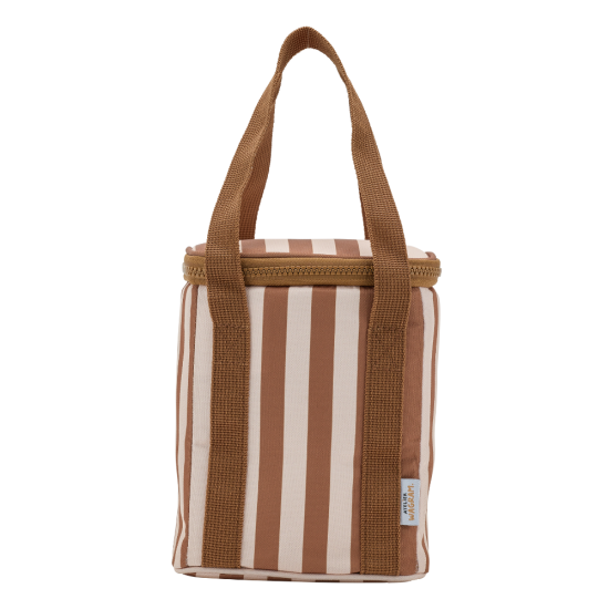 Atelier Wagram Sac isotherme rayures marron