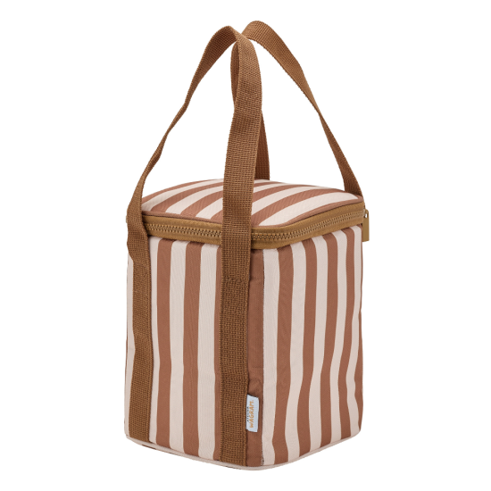 Atelier Wagram Sac isotherme rayures marron – Image 2