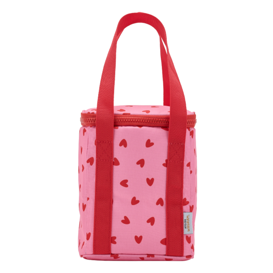Atelier Wagram Sac isotherme cœurs rouges
