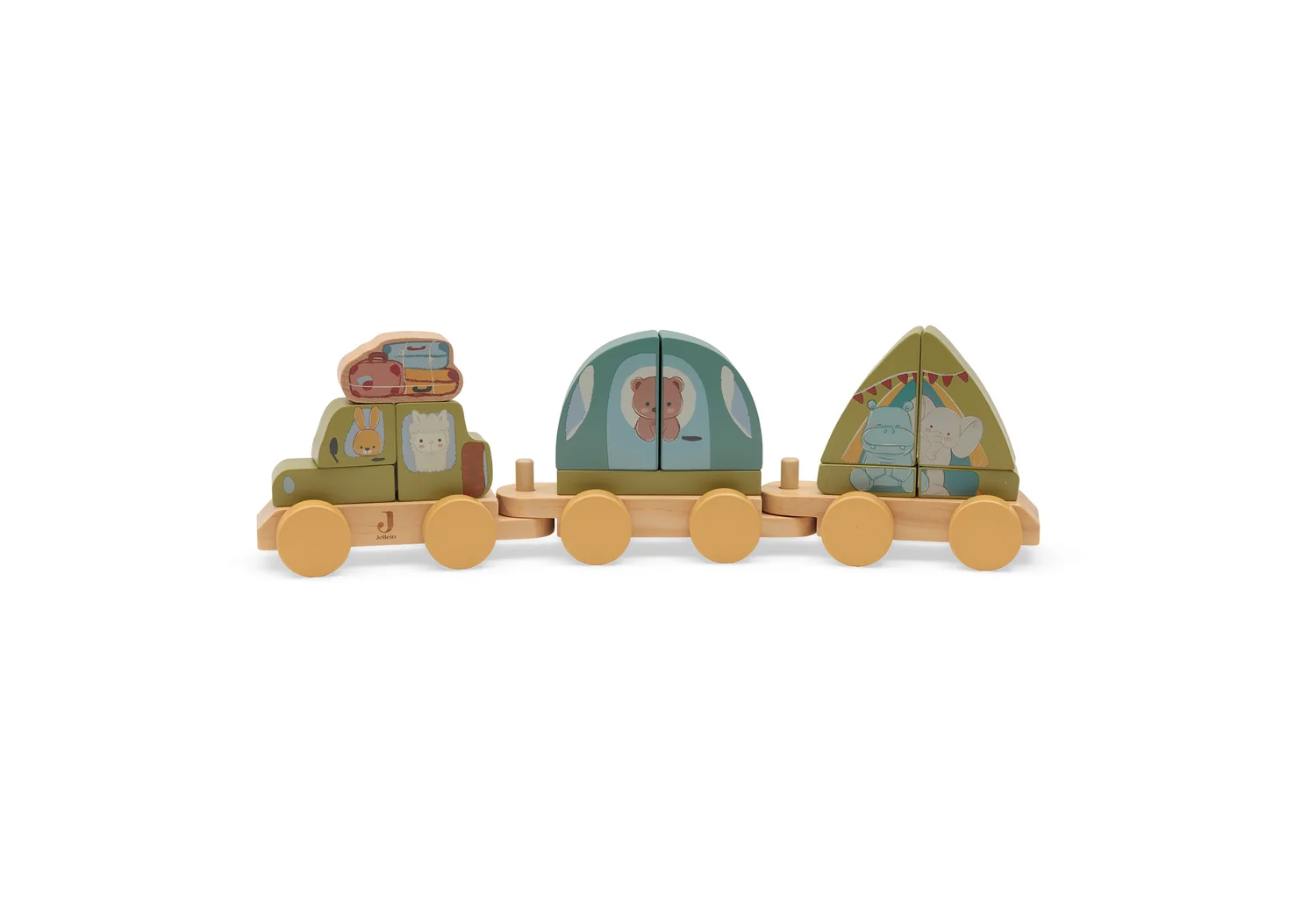 Jollein Jouet train en bois - Jollies Camping