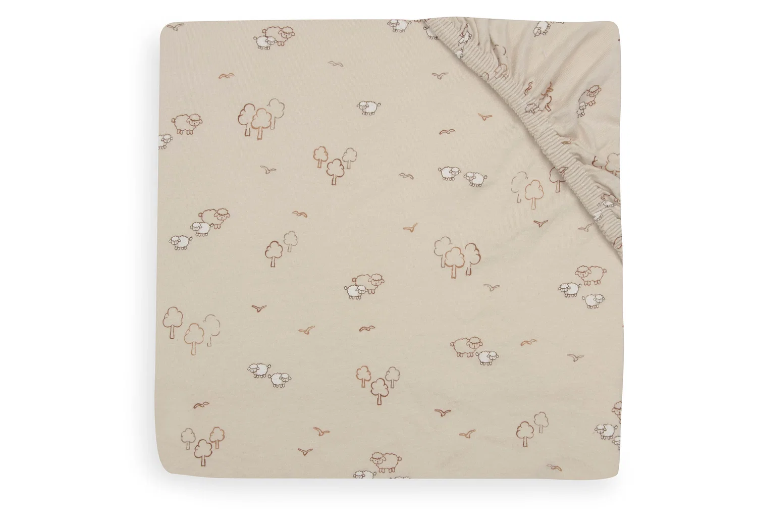 Jollein Drap-housse Jersey 40/50x80/90cm - Woolly