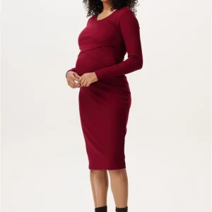 Noppies Robe d'allaitement - Bordeau - Taille L