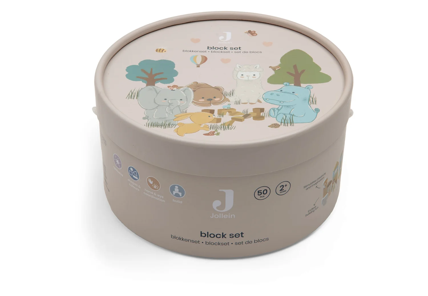 Jollein Set de Blocs en Bois - Jollies – Image 2