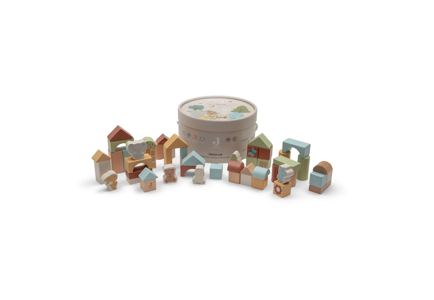 Jollein Set de Blocs en Bois - Jollies – Image 3
