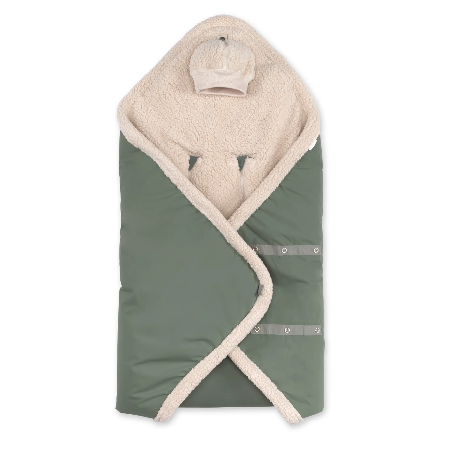 Bemini Nid d’ange bébé poussette et siège auto 0-12m imperméable - Green
