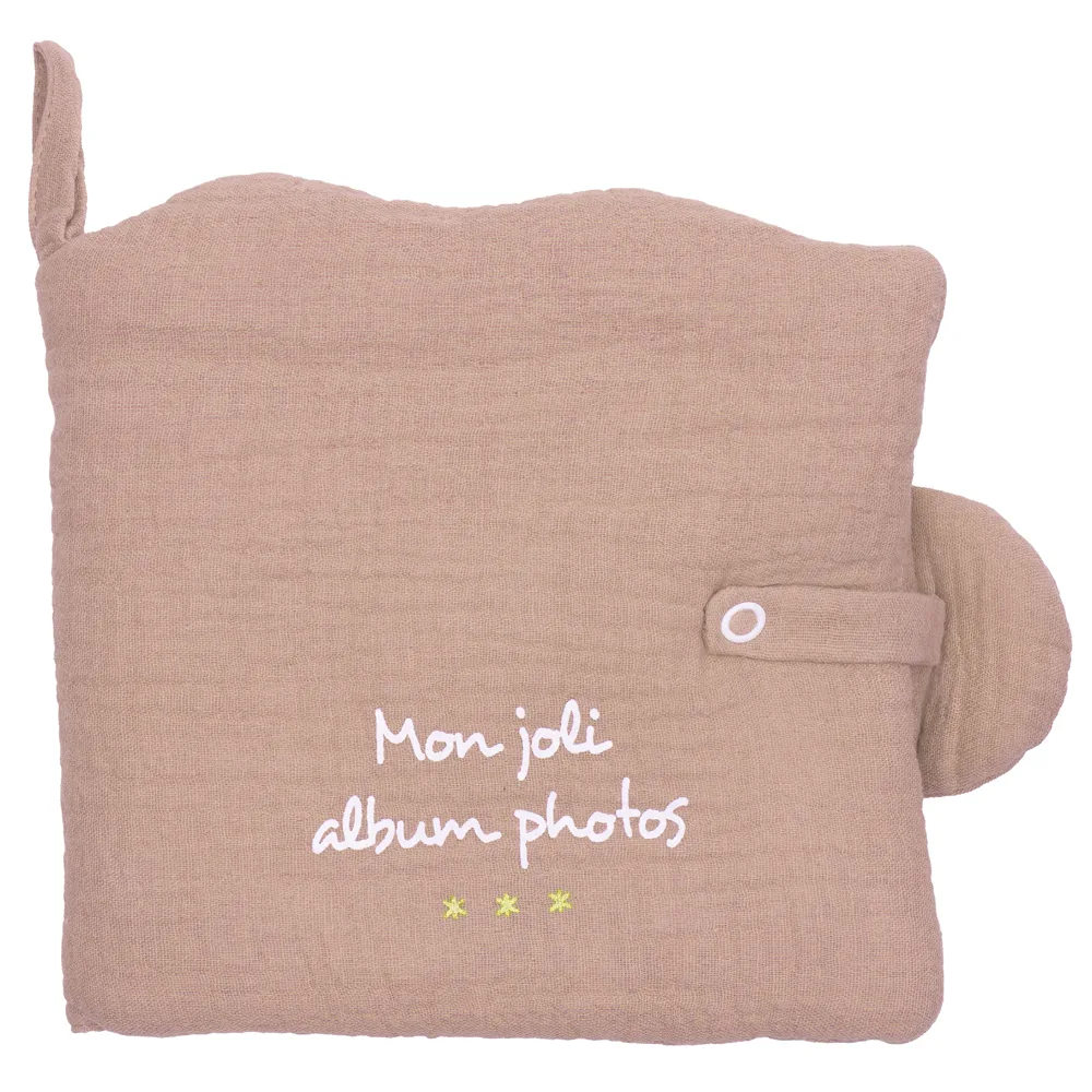 BB&Co Album photos nuage - Gaze de coton - Mocha