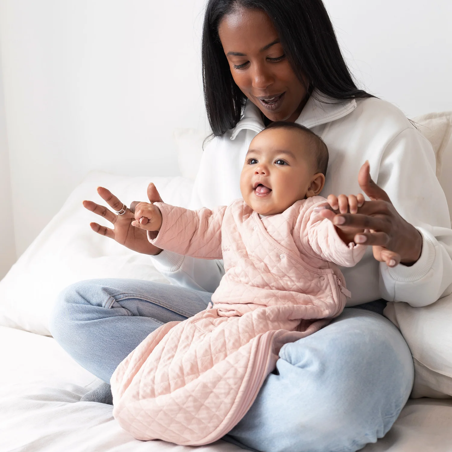 Bemini Gigoteuse avec moufles 1-4m TOG 1.5 - Blush – Image 2