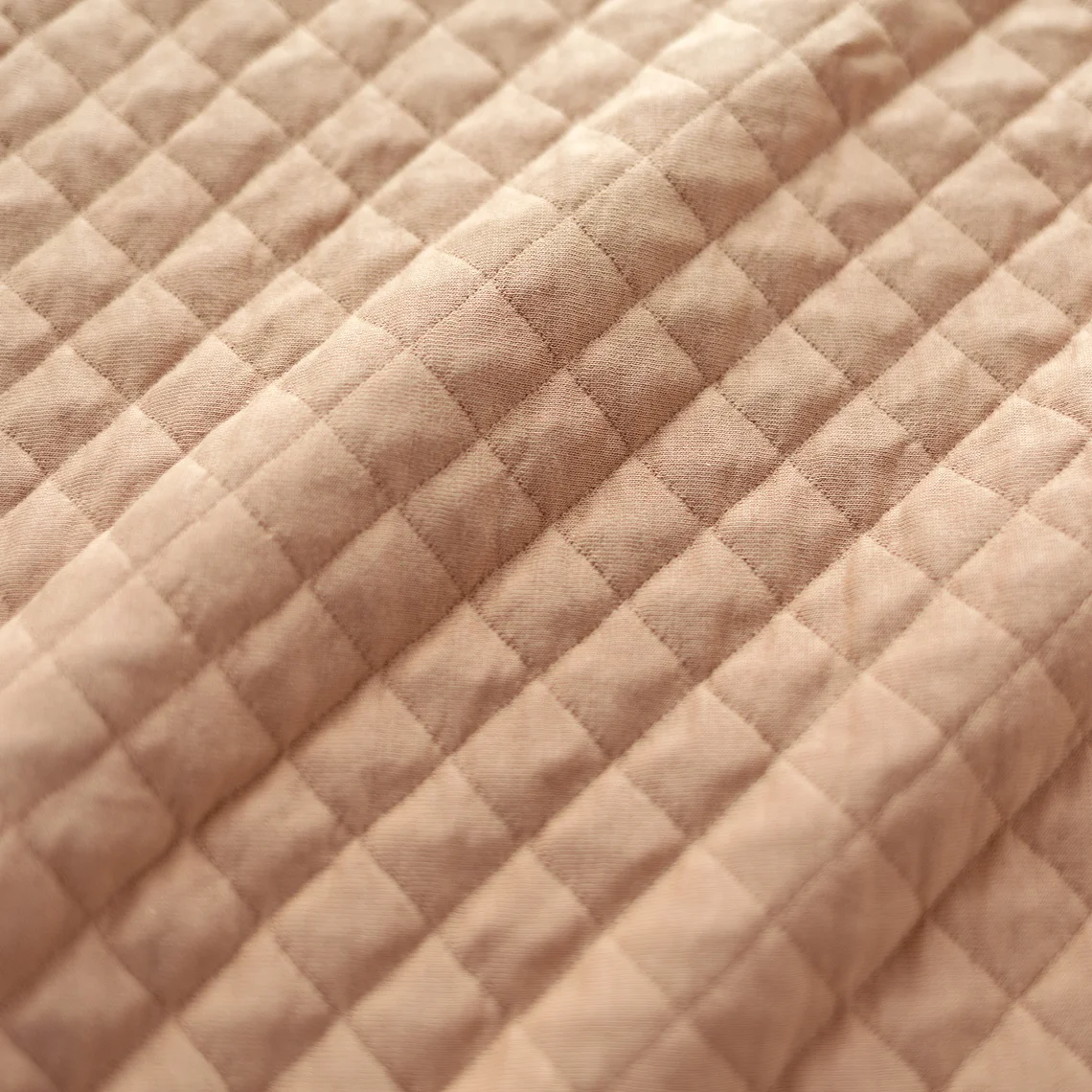 Bemini Bavoir waterproof 37cm Pady quilted jersey - Beige – Image 3
