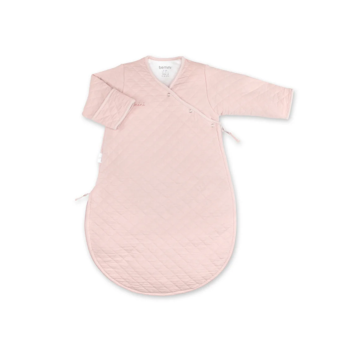 Gigoteuse avec moufles 0-1m été TOG 1.5 Matelassé confort Blush