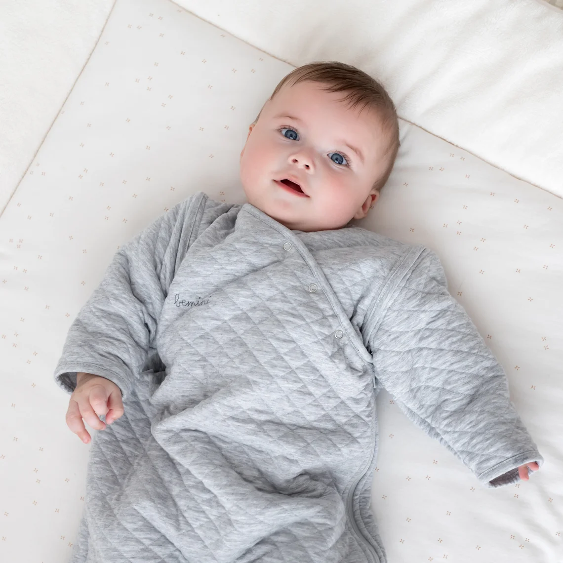 Gigoteuse jambes séparables 4-12m tog 1.5 Pady quilted - Mix gris – Image 4