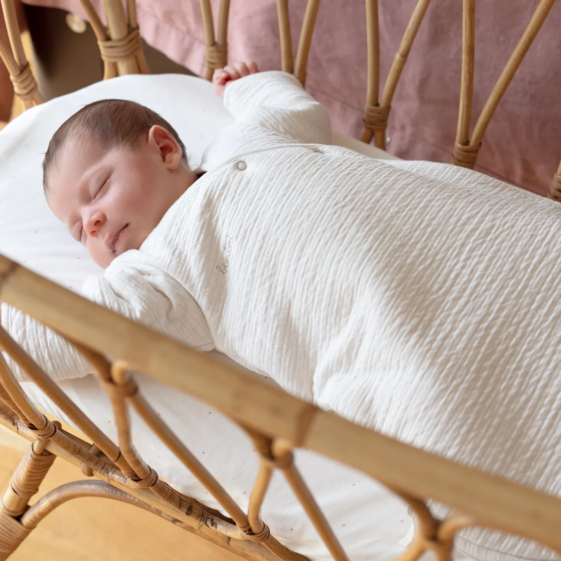 Bemini Gigoteuse avec moufles 0-1m hiver TOG 3 Cocon bien chaud - Pudding – Image 3