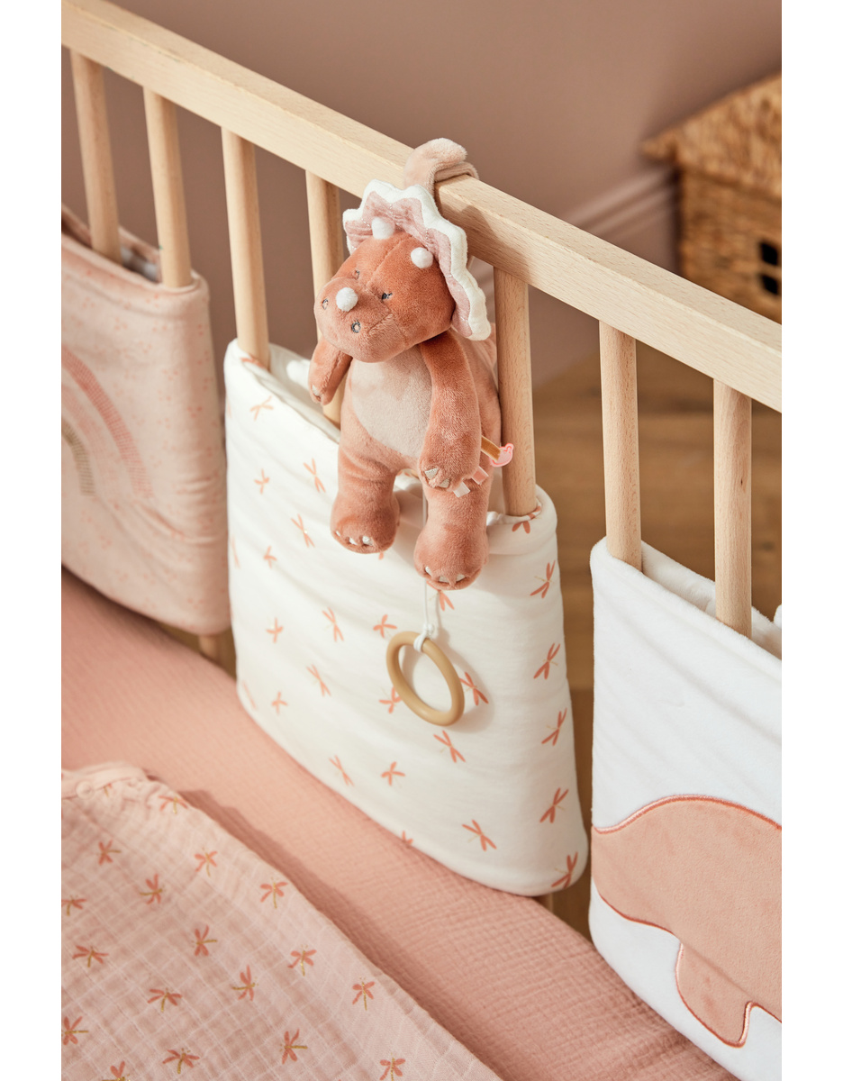Noukie's Peluche mini musicale Popsie en Veloudoux®, blush/rose poudré