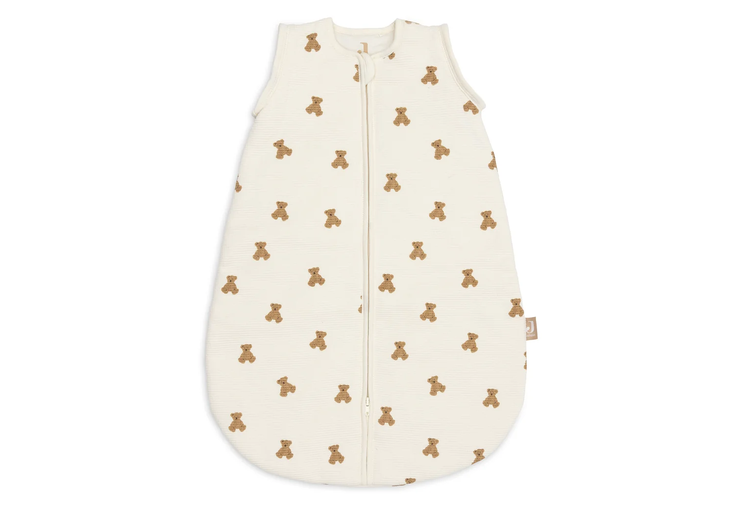 Jollein Gigoteuse avec manches amovibles - Mini Teddy Bear - Little Waffle - Taille 60 cm – Image 4