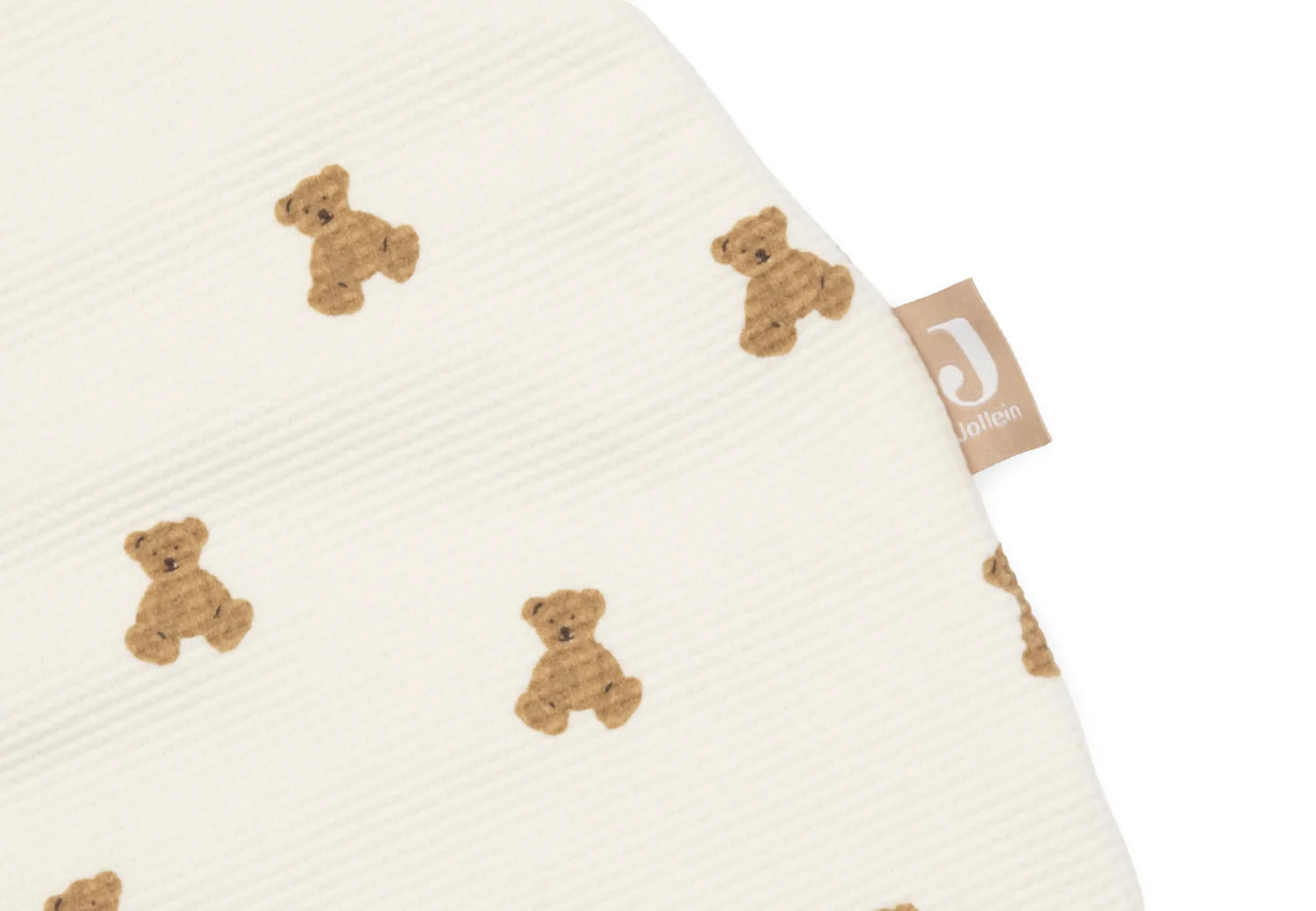Jollein Gigoteuse avec manches amovibles - Mini Teddy Bear - Little Waffle - Taille 60 cm – Image 6
