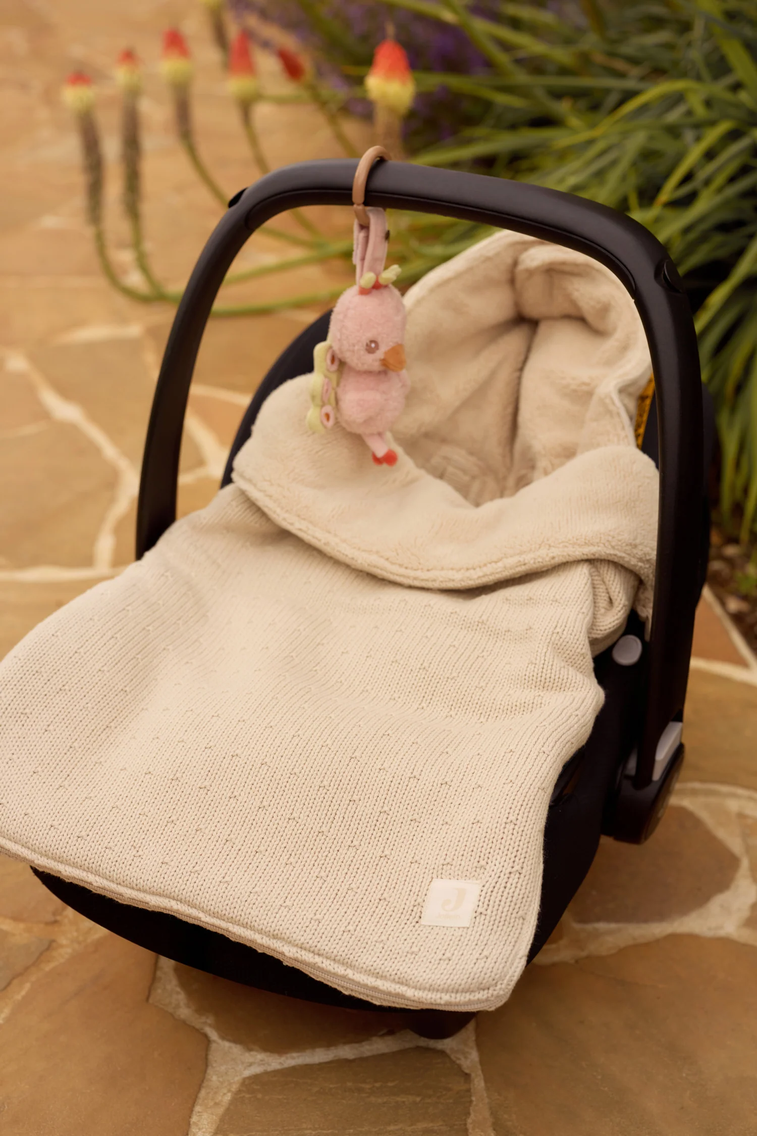 Jollein Nid d'ange Groupe 0+ - Sprinkle Knit - Sand – Image 7