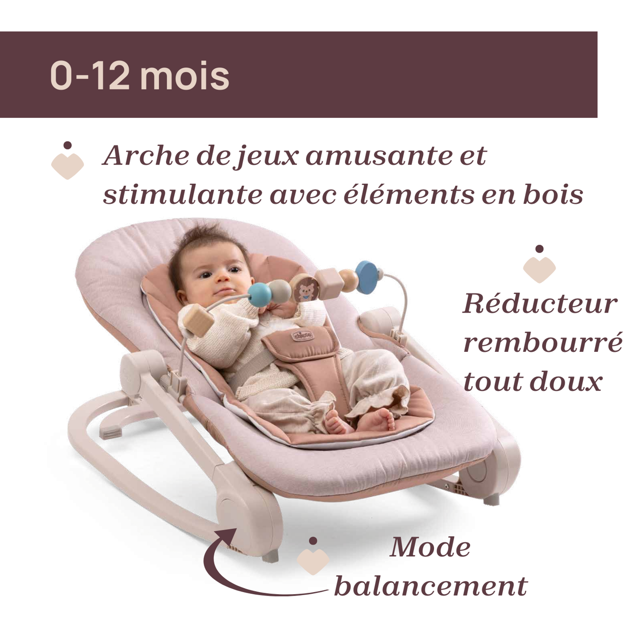 Chicco Transat Magia - Terracotta – Image 2