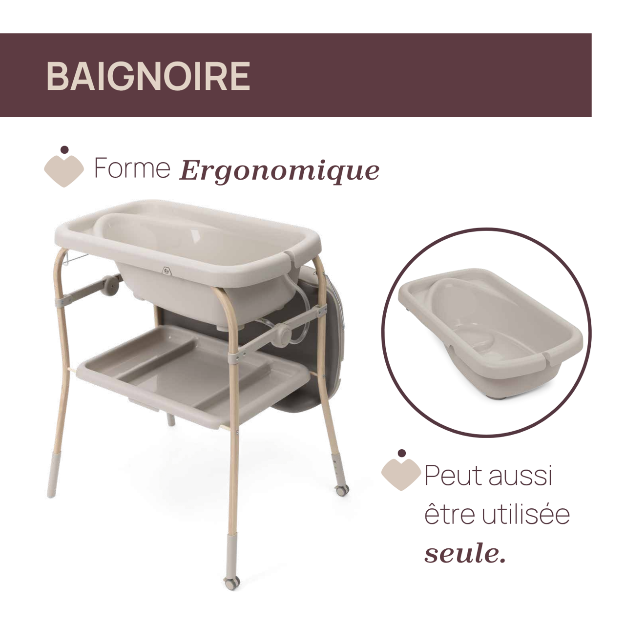 Baignoire et table à langer Chicco Soft Bubble Armonia - Scandinavian – Image 4