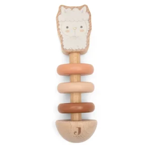 Jollein Hochet en bois - Jollies - Alpaga Paco