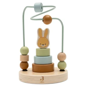 Jollein Boulier spirale/empilable en bois - Jollies - Lapin