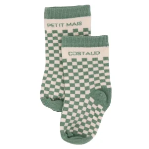 BB&Co- - Chaussettes bébé à message « Petit mais costaud » - 6-18 mois