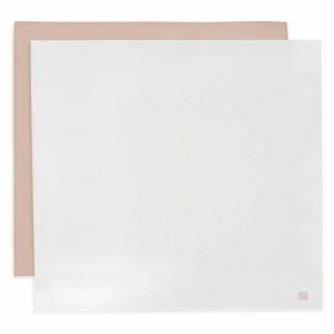 Jollein Langes gaze de coton 115x115cm - Twinkling rose - 2 unités