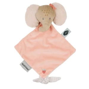 Nattou - Petit doudou éléphant Oli rose