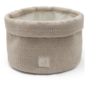 Jollein Panier de soins Sprinkle Knit Silk Sable 14 x 18 cm