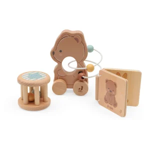 Jollein Coffret 3 cadeaux en bois - Jollies - Ours
