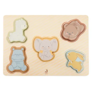 Jollein Puzzle de formes en bois - Jollies