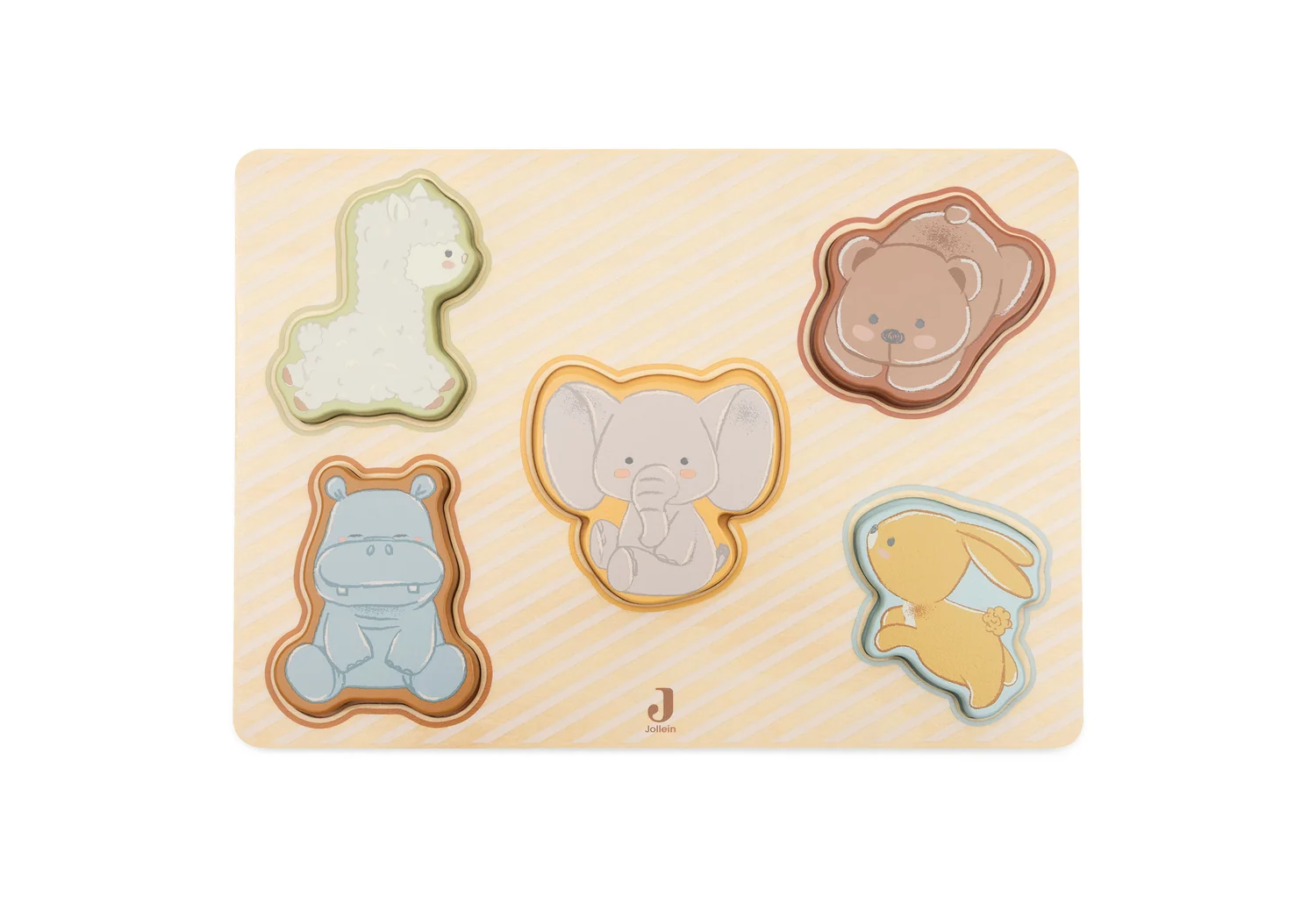 Jollein Puzzle de formes en bois - Jollies