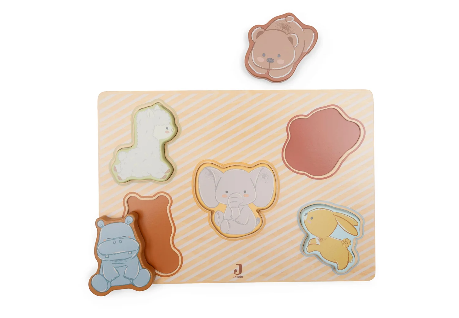 Jollein Puzzle de formes en bois - Jollies – Image 2