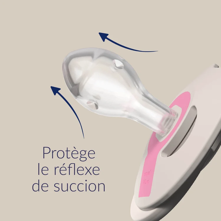 Sucette Difrax Dynamique 0-6 mois Prime Tutti Frutti - Peony pink – Image 4