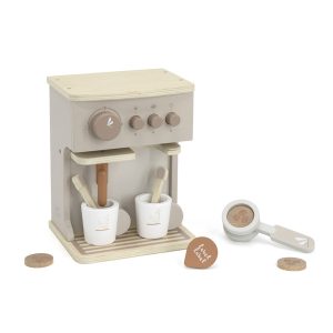 Label Label Machine à Expresso en Bois Nougat