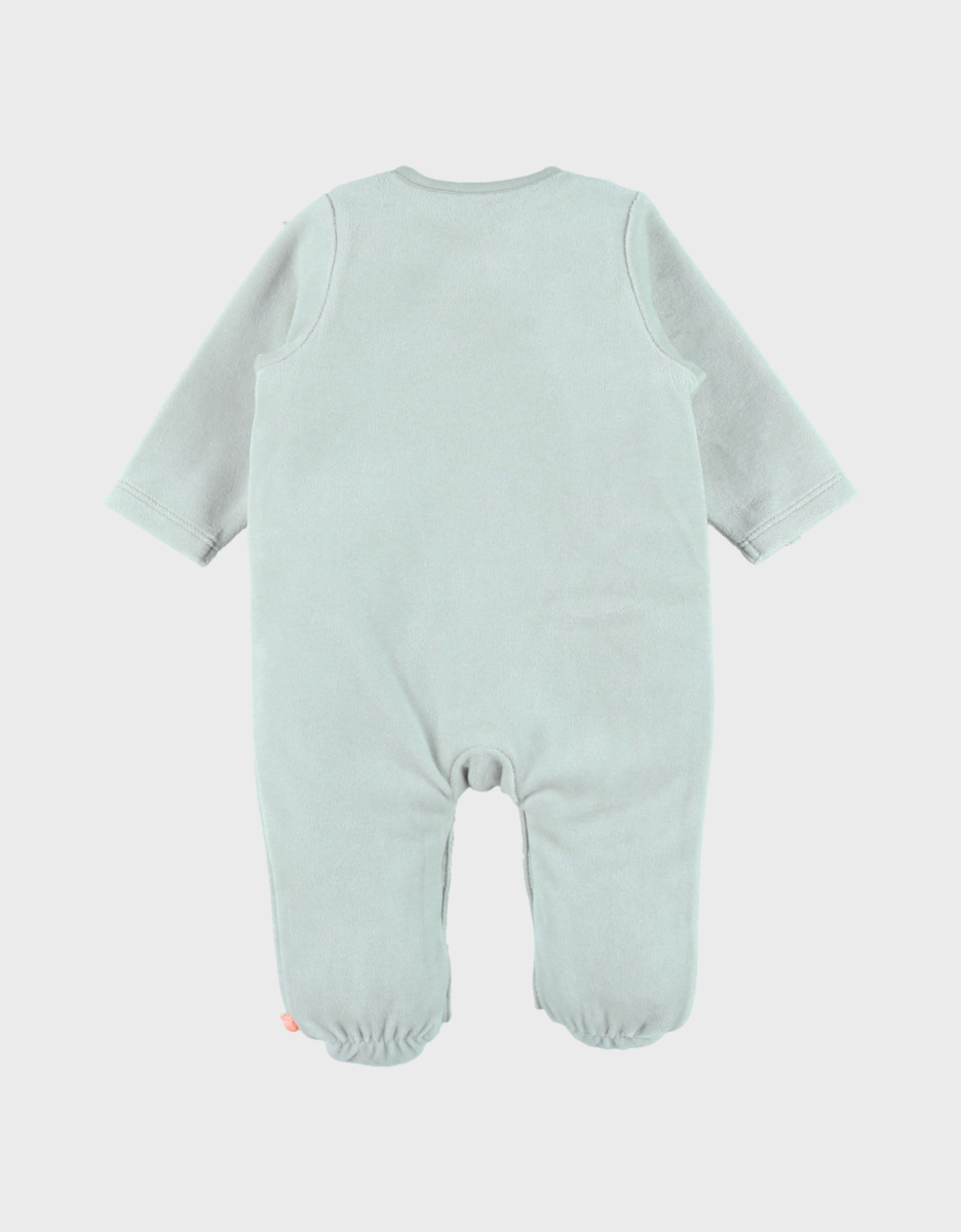 Noukie's Pyjama bébé velours brodé - Coeur vert 18 mois – Image 4