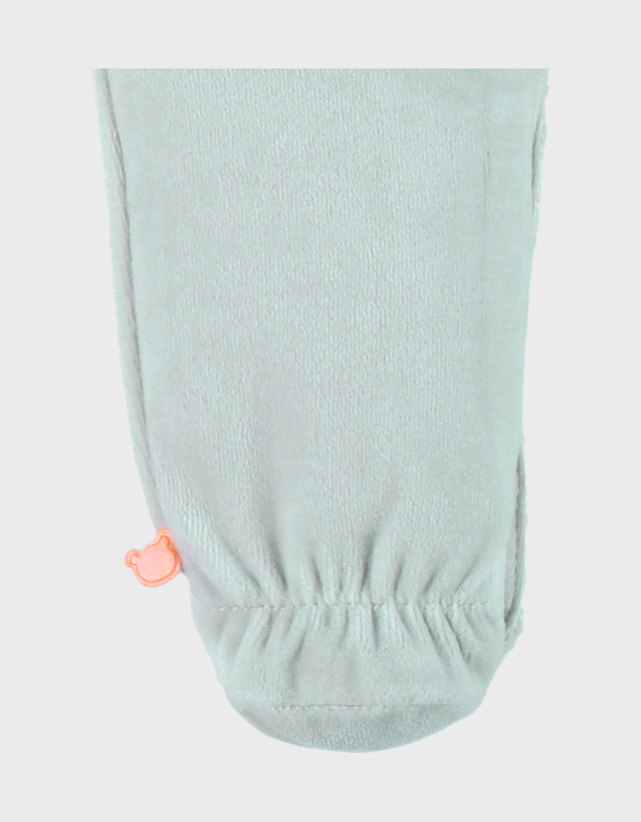 Noukie's Pyjama bébé velours brodé - Coeur vert 18 mois – Image 5