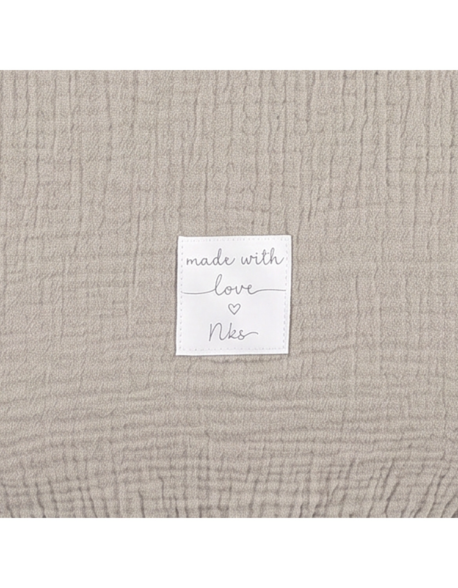 Noukie's Housse de matelas à langer, coton bio - Beige – Image 3