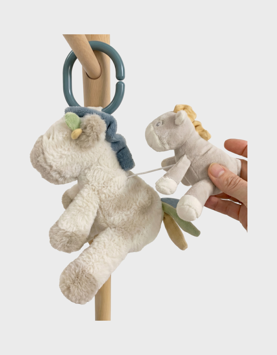 Noukie's Peluche musicale poney Lino & bébé – Image 4