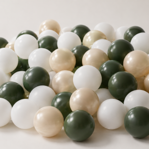 Sense2Play – Lot de 100 balles pour piscine à balles – Nacré, doré et vert