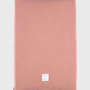 Noukie's Housse de matelas à langer, coton bio - Rose