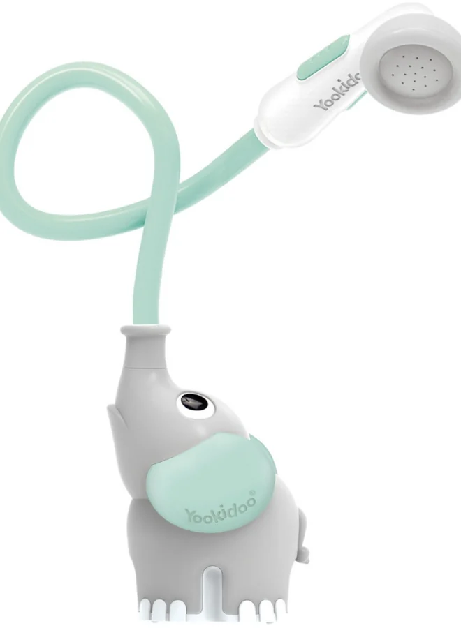 Yookidoo – Douchette de bain éléphant pour bébé – Turquoise